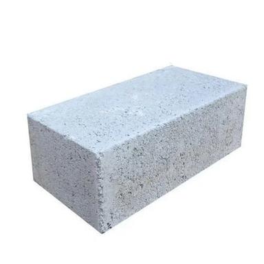 Gray 17X9X5 Inches Rectangular Cement Brick For Construction Use