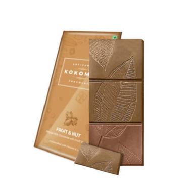 50 Gram Sweet And Delicious Fruit And Nut Flavor Milk Chocolate Fat Contains (%): 0.3 Percentage ( % )