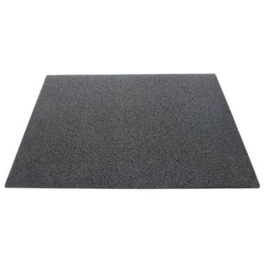 Black 8mm Thick Square Waterproof Non Slip Plain Rubber Floor Mats