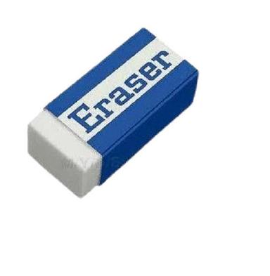 2 Inch Rectangular Plain Eraser For Rubbing D