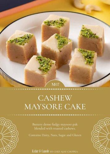Delicious Taste Desi Ghee Sweet Cashew Mysore Pak