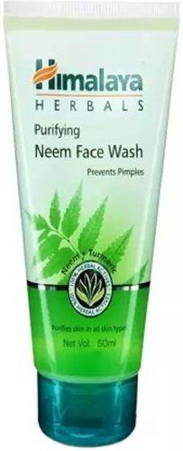 50Ml Smooth Texture Gel Form Prevents Pimples Purifying Neem Face Wash Color Code: Light Green