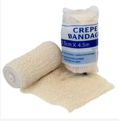 White 100% Pure Cotton Woven Disposable And Recyclables Bandage 