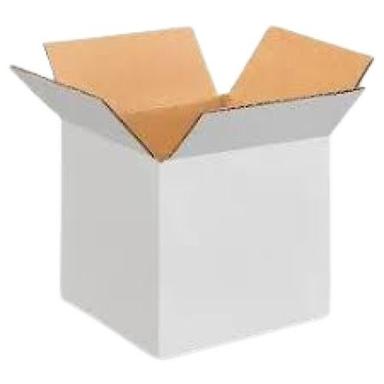 Light In Weight Plain White Square Corrugated Packaging Boxes Length: 15 Inch (In)