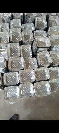 Aluminium foil food containers