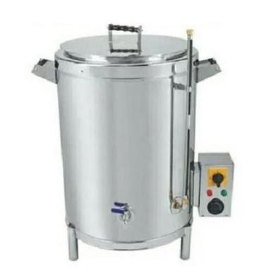 Silver 50 Litre Capacity Stainless Steel Single Phase Milk Boiler Machine