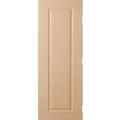 Cream Plain Rectangular Smooth Satin Water Resistant Pvc Bathroom Fiber Doors
