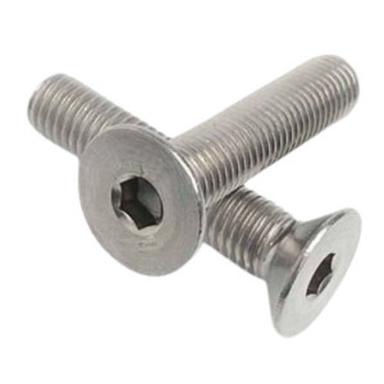 Silver 3 Inch 6 Mm Round Head Chrome Plated Stainless Steel Csk Allen Bolt