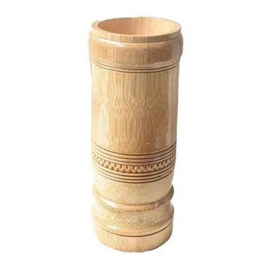 1.2 Kilogram 6 Inches Round Polished Eco Friendly Bamboo Flower Vase