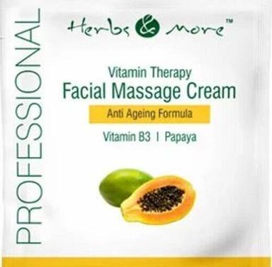 Uv Blocking Rich In Vitamin B3 Anti Ageing Formula Safe To Use Face Massage Cream