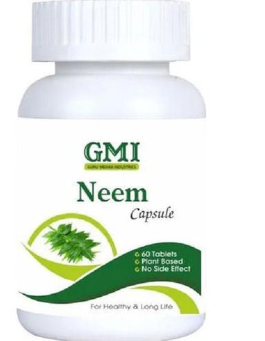 Pack Of 60 Immune & Anti-Fatigue Natural Neem Capsule Age Group: For Children(2-18Years)