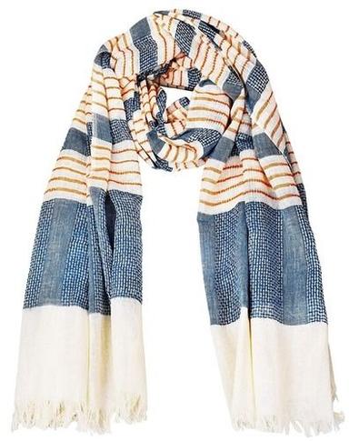 Multicolor Shrink Resistance Winter Wear Plain Cotton Designer Shawl For Unisex