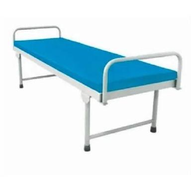 Blue And  White Plain Hospital Bed