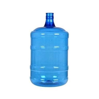 Blue 20 Liter 760 Grams Plain Transparent Round Plastic Water Jar