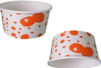 Disposable Durable And Lightweight Round Printed Paper Ice Cream Cup