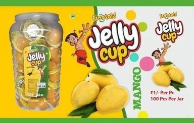 Sweet And Delicious Mango Flavored Jelly Cups, 100 Pieces Per Box Fat Contains (%): 1.3 Percentage ( % )