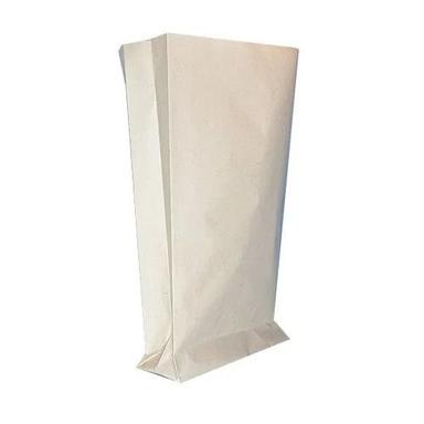 Brwon 8X2X11 Inches Plain Hdpe Laminated Paper Bag For Food Packaging 