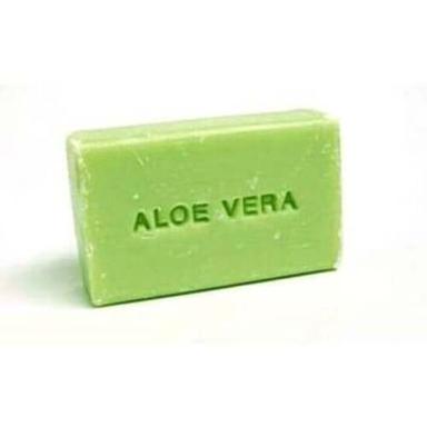Green Rectangular Antibacterial And Softness Fresh Fragrance Aloe Vera Handmade Soap