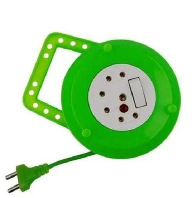Green And White 240 Volts Polycarbonate Round Electric Flex Box