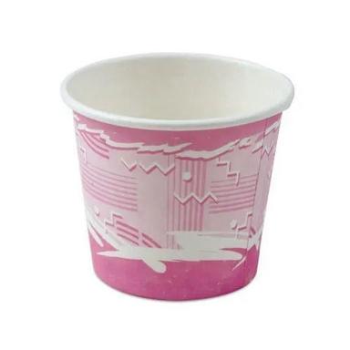 White 70 Milliliter Disposable Printed Paper Cups For Event And Party Use 