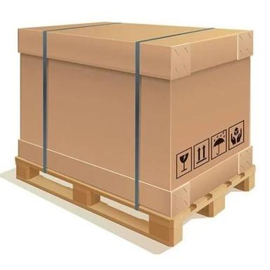 Brown Rectangular Matte Lamination Printed Heavy Duty Corrugated Box For Textile Industry Use 