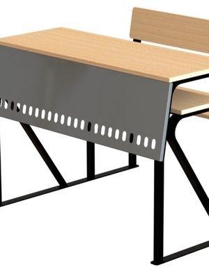 1050X400X750 Modern Modular School Desk And Bench Set For Classroom Carpenter Assembly