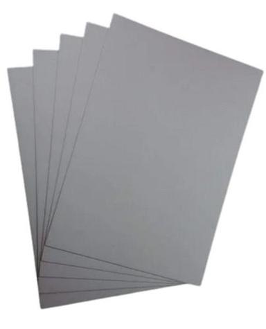 White 16X8 Inches 2.8 Kg/M3 Plain Rectangular Duplex Paper Board