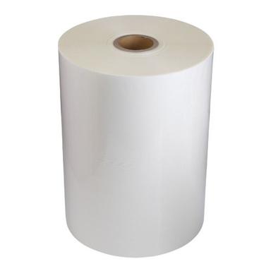 White 8 Inches Wide 0.55Mm Thick 100 Meter Plain Waterproof Bopp Matte Film