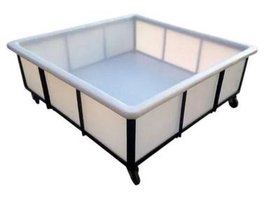 Strong Polyvinyl Chloride Plastic Body Material Handling Container For Industrial Use