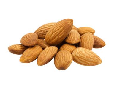 Brown Pure And Dried Dried Whole Almond Nuts With 1 Years Shelf Life