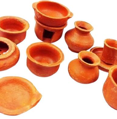 Polishing Handicraft Figurine Clay Handicraft Pot For Arts And Crafts Use