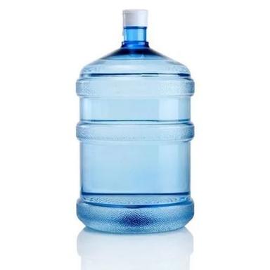 Blue 20 Liter Transparent Poly Vinyl Chloride Plastic Packaged Drinking Water Jar