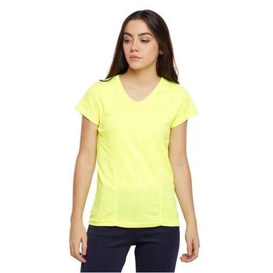 Daily Wear Comfortable Breathable Skin-Friendly V Neck Cotton T Shirts For Ladies Age Group: 14-40