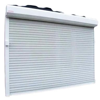 White Vertical Interior Insulation Corrosion-Resistant Long-Lasting Iron Rolling Shutter
