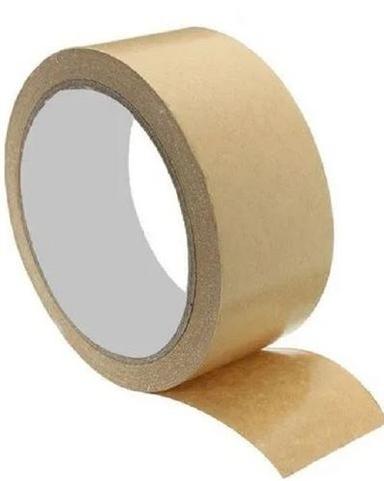 Brown 120 Meter Long Plain Single Side Craft Paper Tape Roll