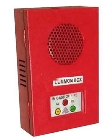 Rectangular Electrical Mild Steel Fire Alarm Systems Alarm Light Color: Red