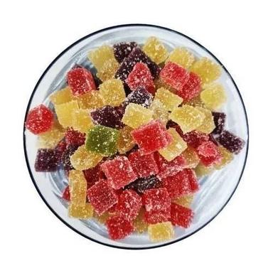 4% Fat Sweet And Delicious Flavor Square Shaped Eggless Fruit Jelly Candy Additional Ingredient: Sugar Milk