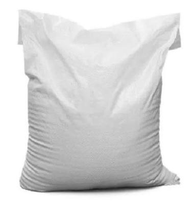 White 50 Kg Capacity Plain Waterproof Pp Woven Bags 