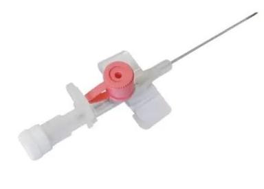 Oval 7 Inches Long Steel And Plastic Iv Cannula For Medical Purpose 