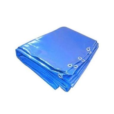 Blue Water And Weather Resistant Single Layer Plain High Density Poly Ethylene Tarpaulin 