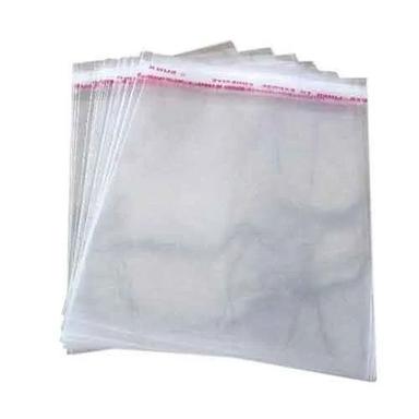 Glossy Finished Plain Transparent Bopp Bag For Shopping Use Length: 6 Inch (In)