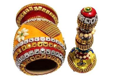 Medium Size Wedding Handmade Wooden Kumkum Box