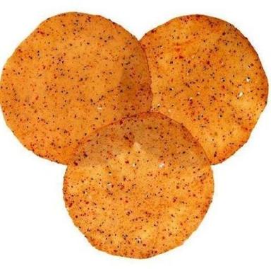 Round Spicy And Crunchy Masala Papad Additives: D