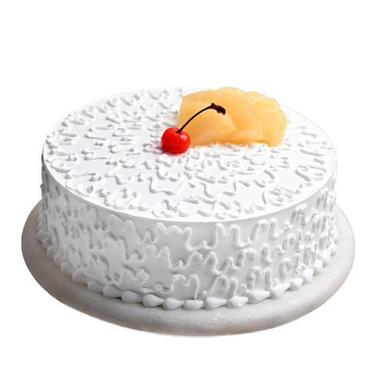 Pineapple And Cherry Topping 1 Kilogram Vanilla Flavor Eggless Cake Fat Contains (%): 1.3 Percentage ( % )