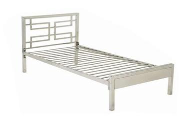 6 X 3 Foot Dimensions Polish Finish Stainless Steel Single Bed 