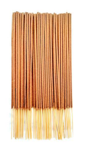 Straight Sandalwood Fragrance Brown Incense Stick For Home And Temple