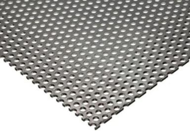 3 Mm Thick Round Hole Rectangular Galvanized Iron Perforated Sheet Application: Construction