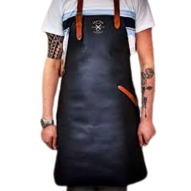 Cute Plain Brown Leather Apron Filling Material: Tanned Animal Hides