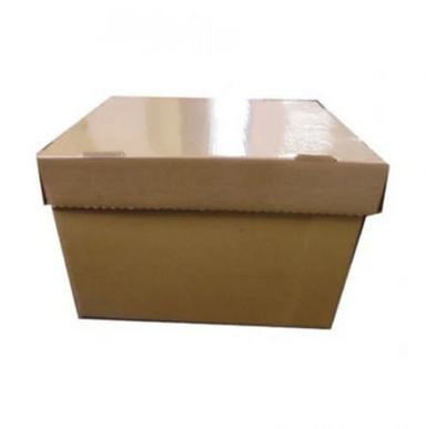 Brown Machine Work Plain And Glossy Laminated Corrugated Boxes