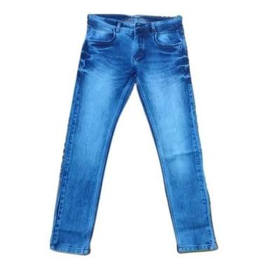 Washable And Breathable Regular Blue Denim Jean For Mens Age Group: >16 Years
